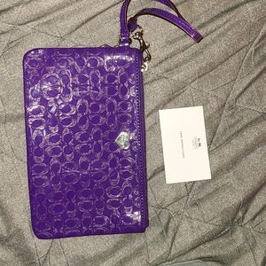 Coach wristlet